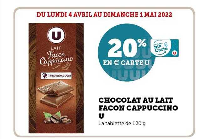 chocolat au lait façon cappuccino u