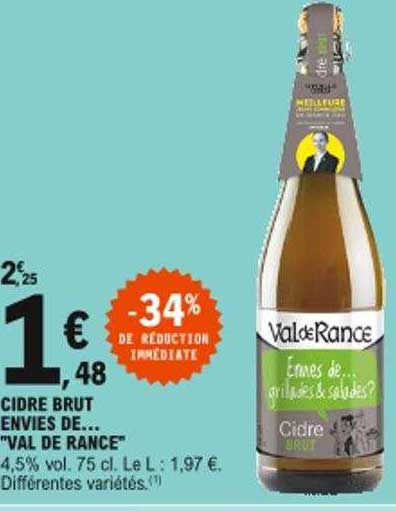 cidre brut envies de ... "val de rance"
