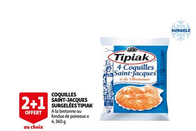 coquilles saint-jacques surgelées tipiak