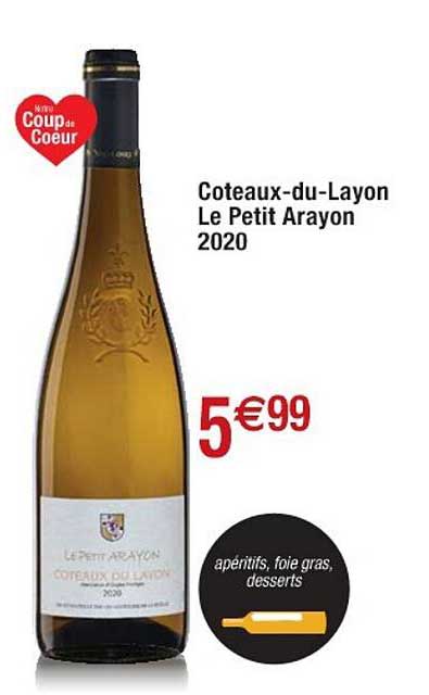 coteaux-du-layon le petit arayon 2020