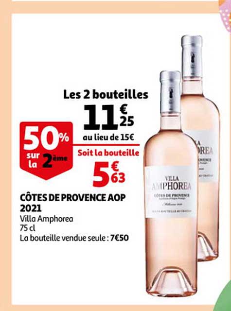 côtes de provence aop 2021 villa amphorea