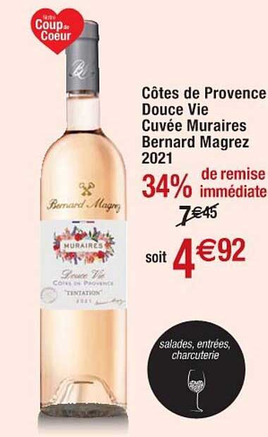 côtes de provence douce vie cuvée muraires bernard magrez 2021