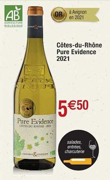 côtes-du-rhône pure evidence 2021