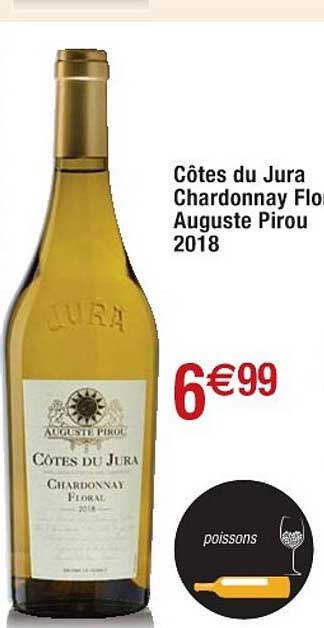côtes du rura chardonnay floral auguste pirou 2018