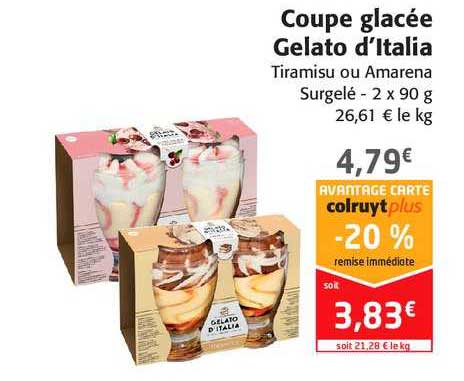 coupe glacée gelato d'italia