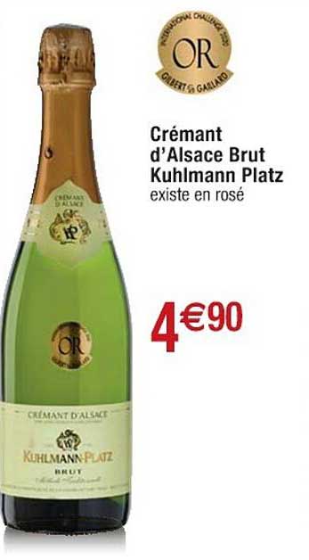 Crémant D'alsace Brut Kuhlmann Platz