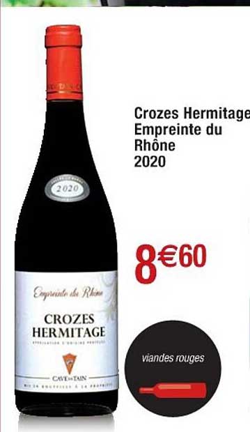 crozes hermitage empreinte du rhône 2020