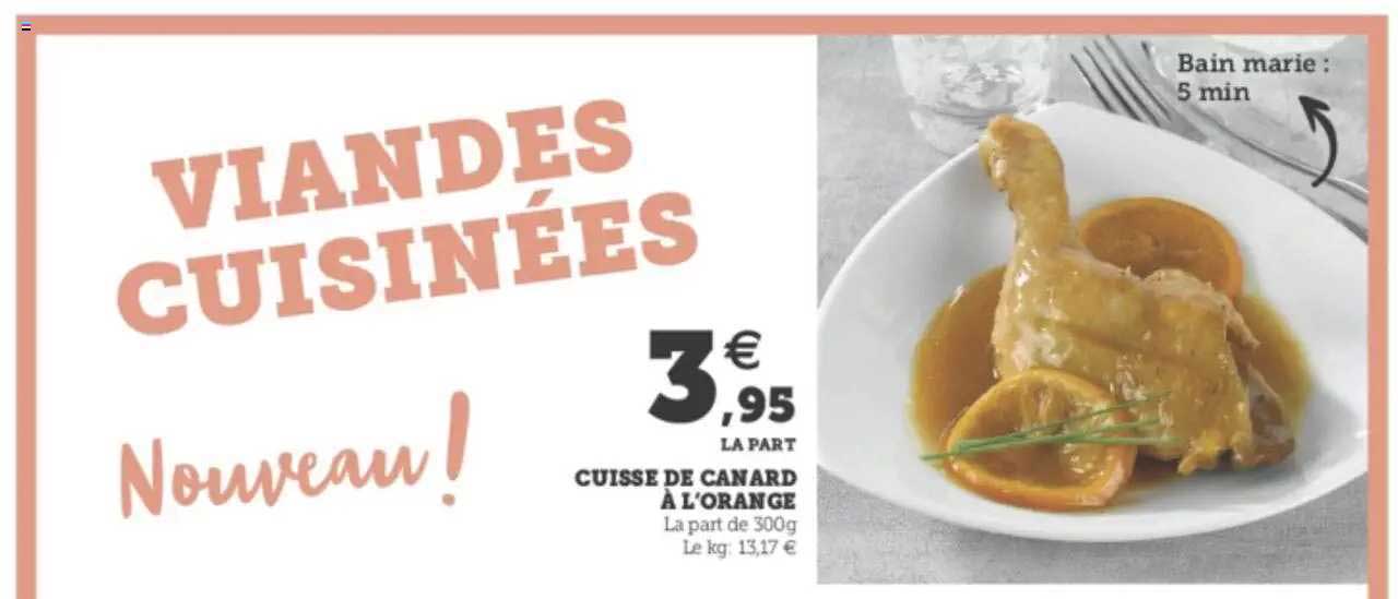 cuisse de canard à l'orange