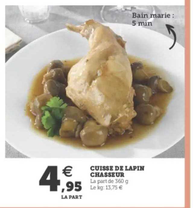 cuisse de lapin chasseur
