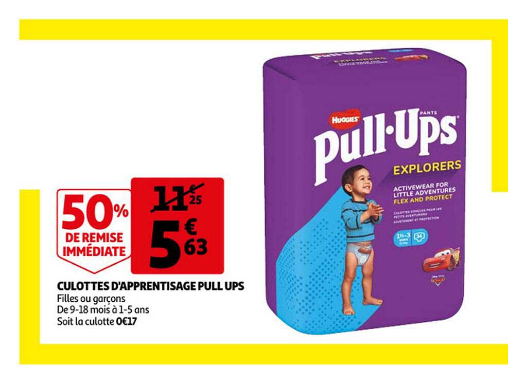 culottes d'apprentissage pull ups