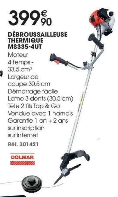 débroussailleuse thermique ms335-4ut dolmar