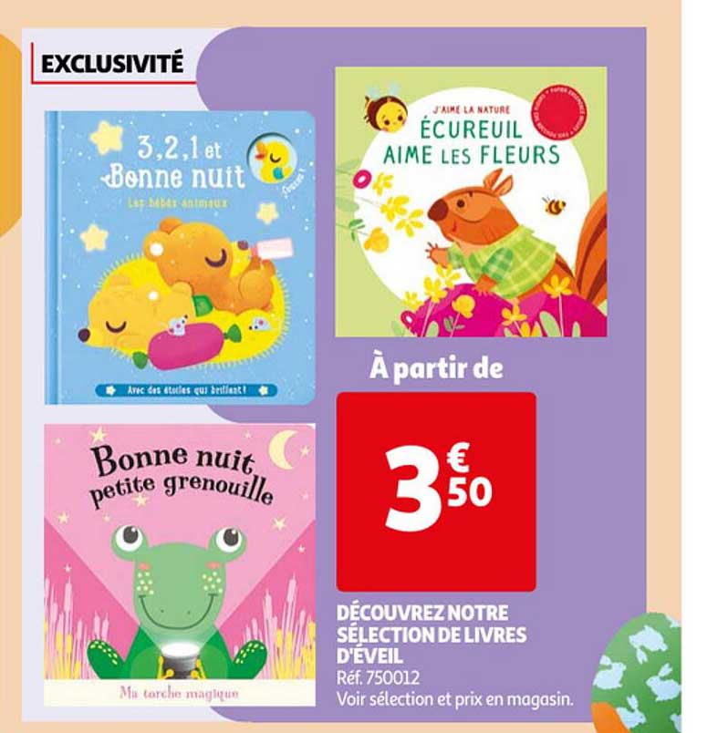 découvrez notre sélection de livres d'éveil