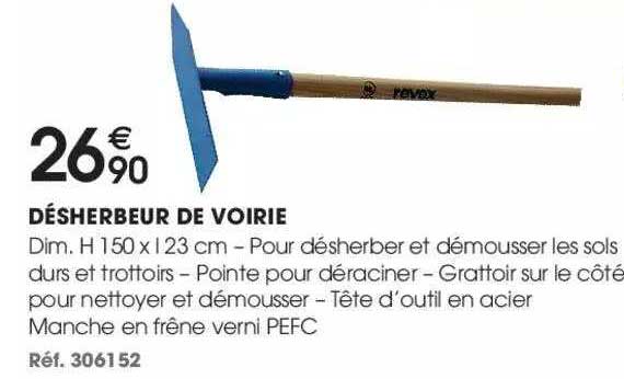 désherbeur de voirie