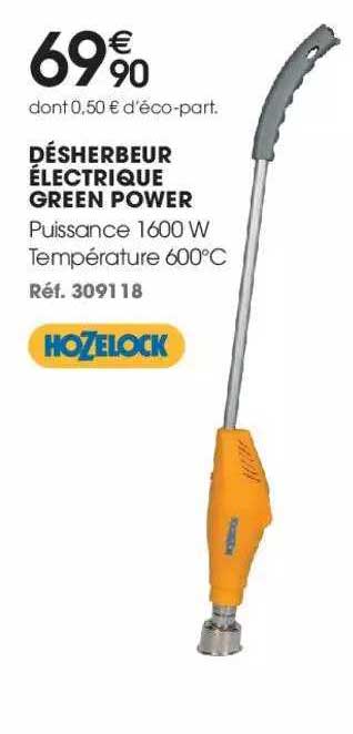 désherbeur électrique green power hozelock