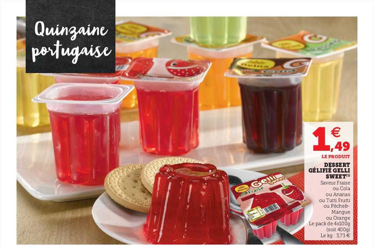 dessert gélifié gelli sweet