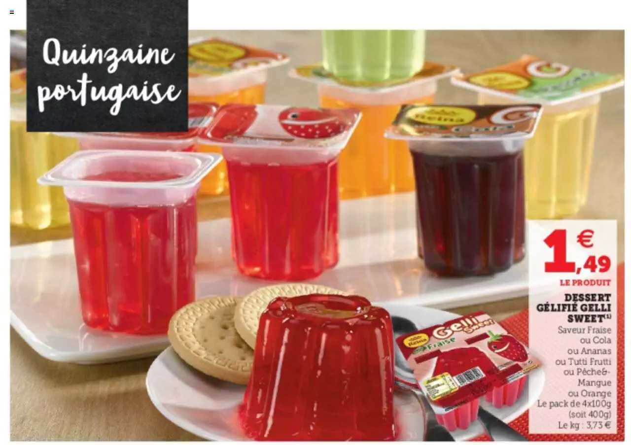 dessert gélifié gelli sweet