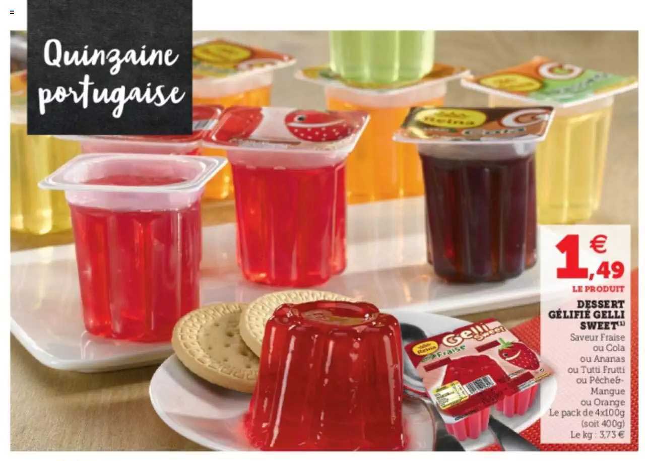 dessert gélifié gelli sweet