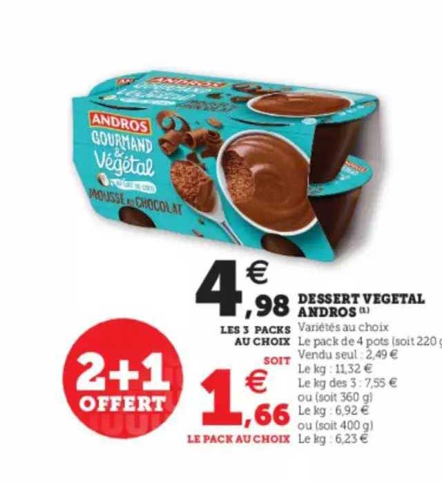 Dessert Végétal Andros