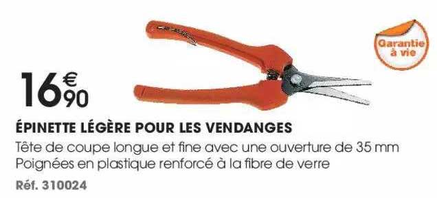 épinette légère pour les vendanges