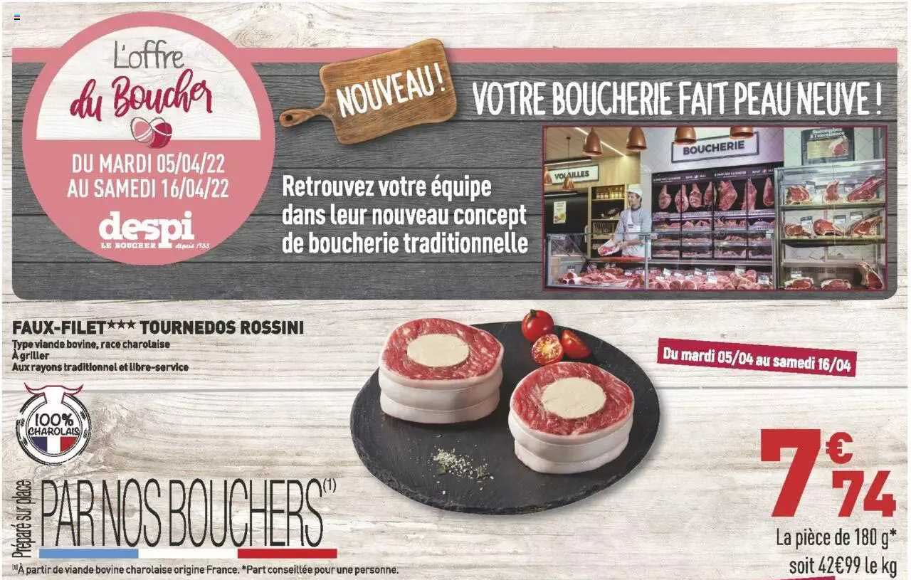 faux-filet tournedos rossini