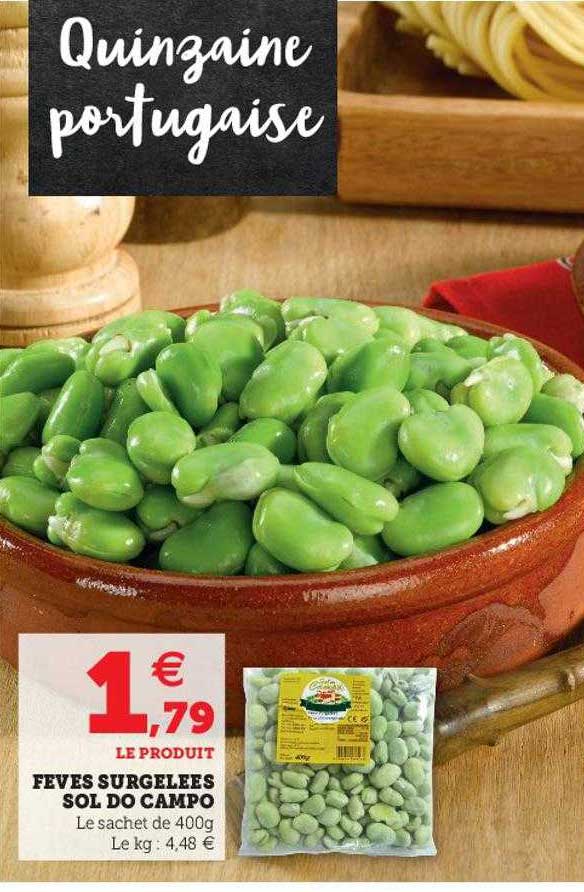 fèves surgelées sol do campo