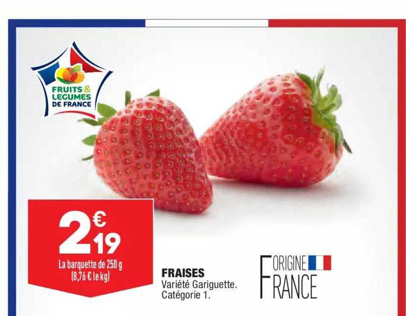 Fraises Gariguette