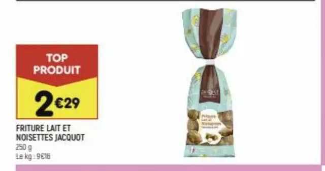 Friture Lait Et Noisettes Jacquot