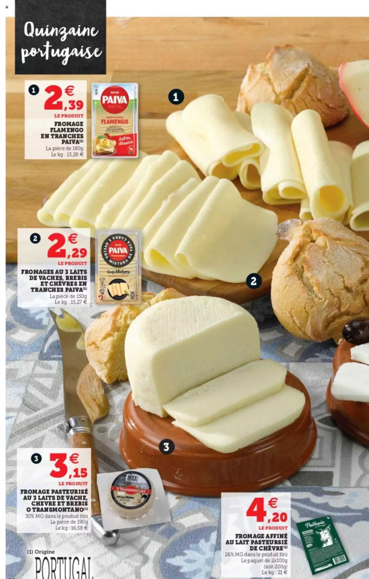 fromage flamengo en tranches paiva, fromage au 3 laits de vaches, brebis et chèvre en tranche paiva, fromage pasteurisé au 3 laits de vache, chèvre et brebis o transmontano, fromage affiné