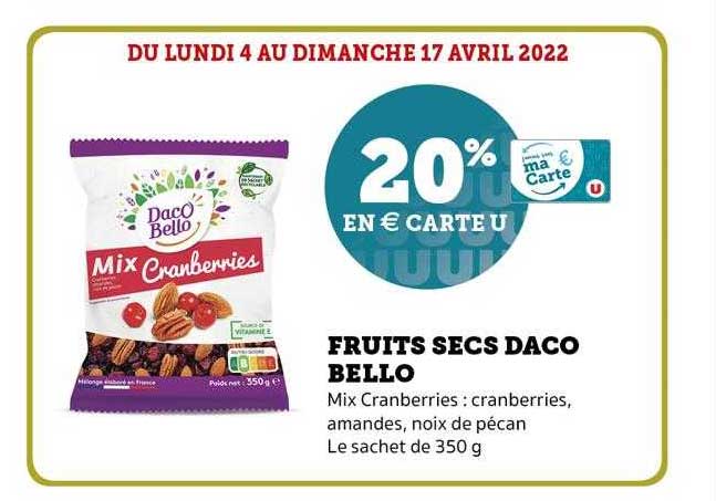 fruits secs daco bello