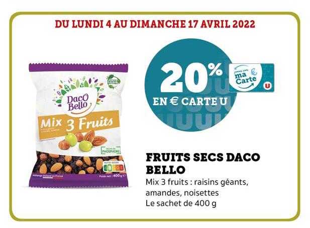 fruits secs daco bello