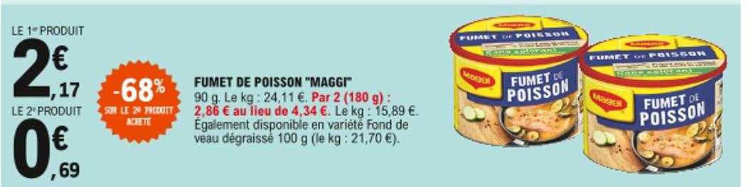 fumet de poisson "maggi"