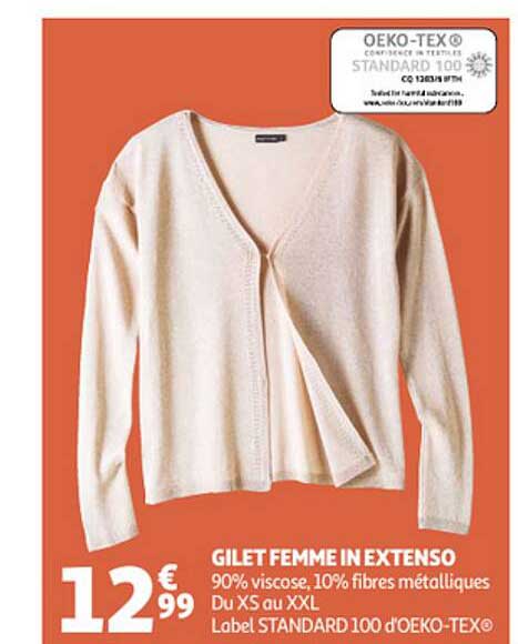 gilet femme in extenso