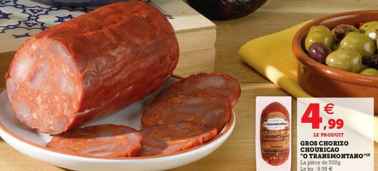 gros chorizo chouricao "o transmontano"