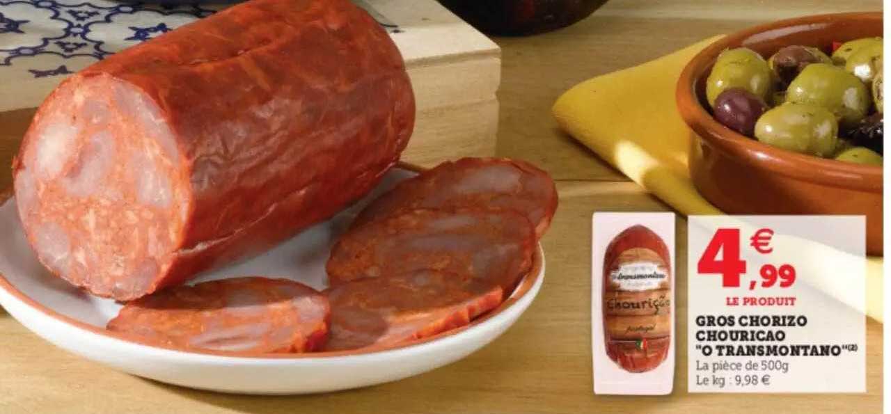 gros chorizo chouricao "o transmontano"