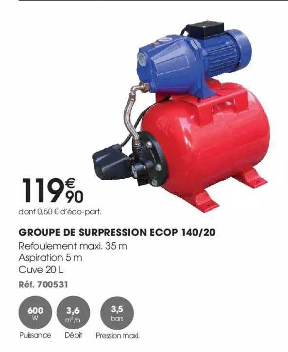 groupe de surpression ecop 140-20