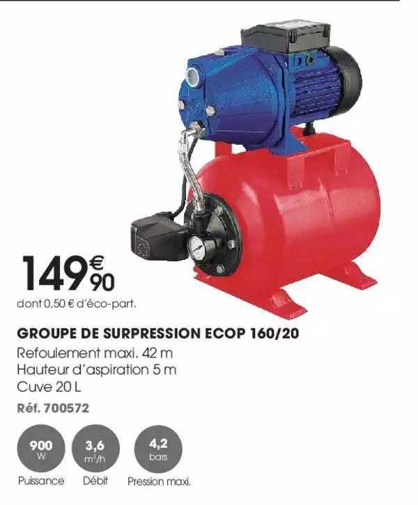 groupe de surpression ecop 160-20