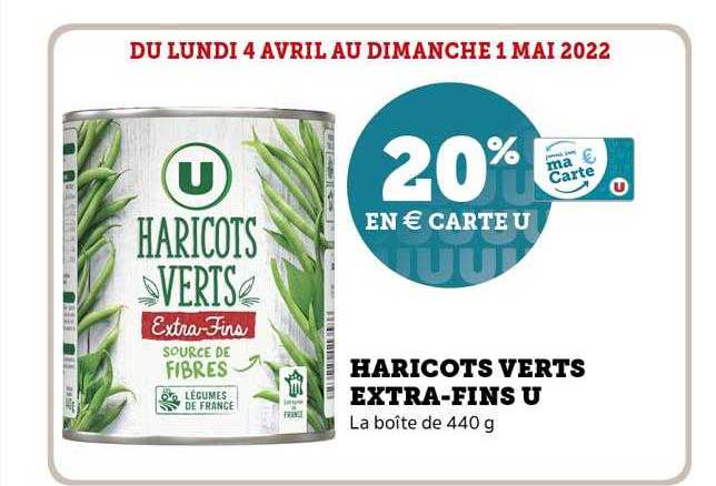haricots verts extra-fins u