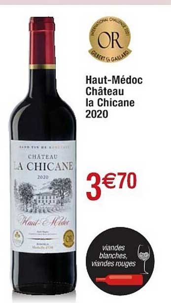 haut-médoc château la chicane 2020