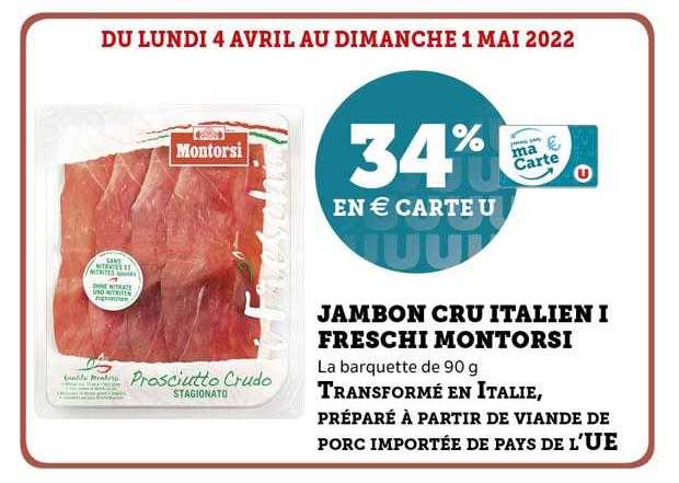 Jambon Cru Italien I Freschi Montorsi