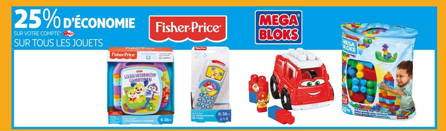 jouets fisher-Price, mega bloks