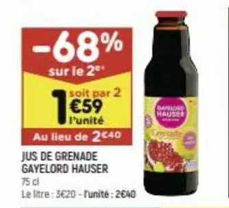 jus de grenade gayelord hauser