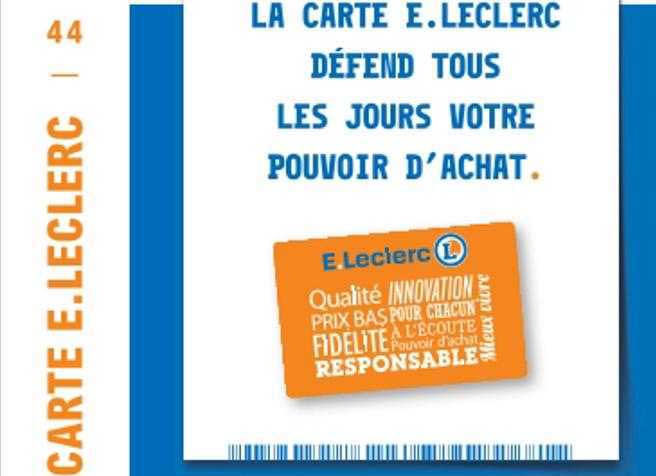 la carte e. leclerc