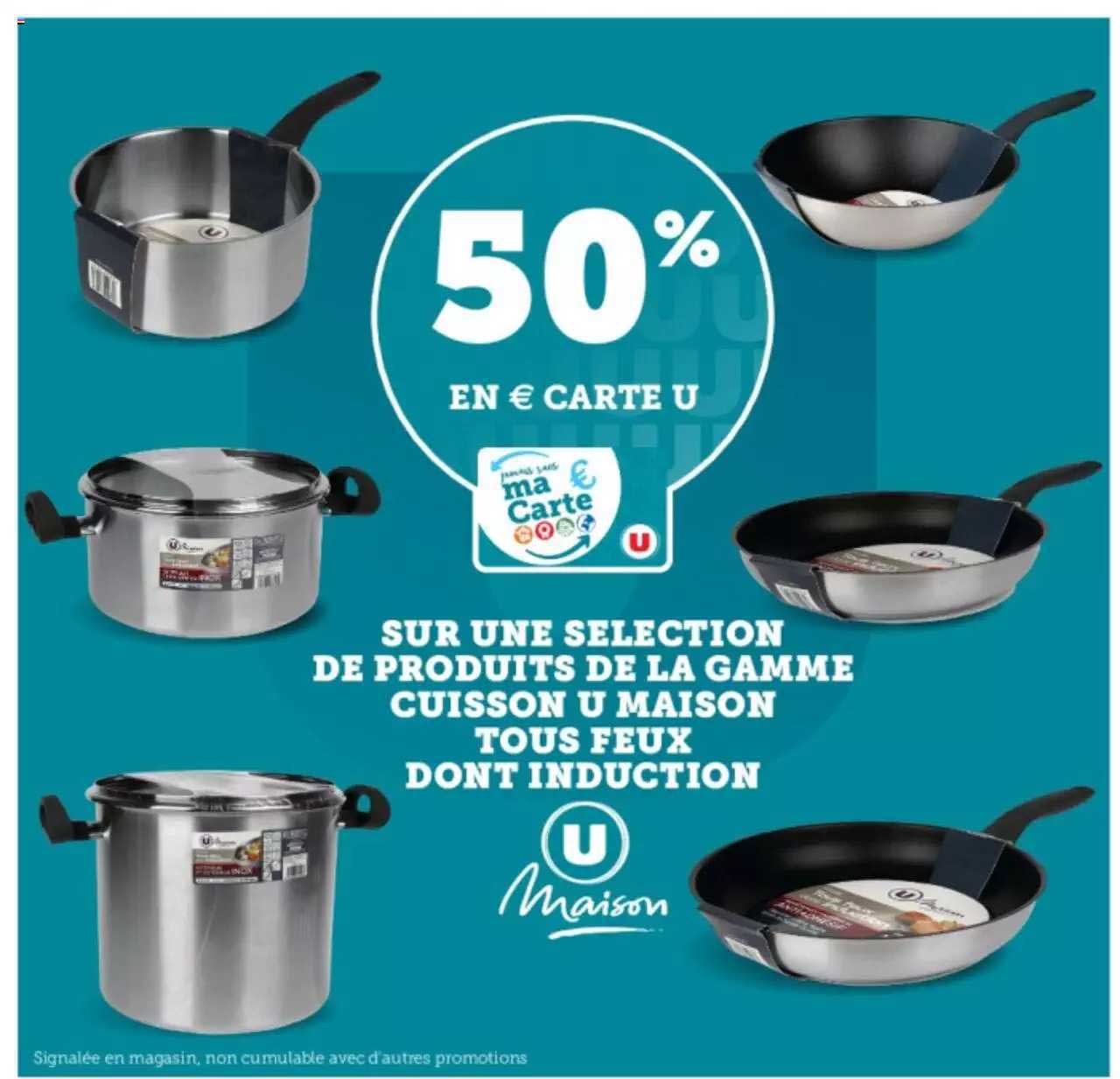 la gamme cuisson u maison tous  feux dont induction u maison