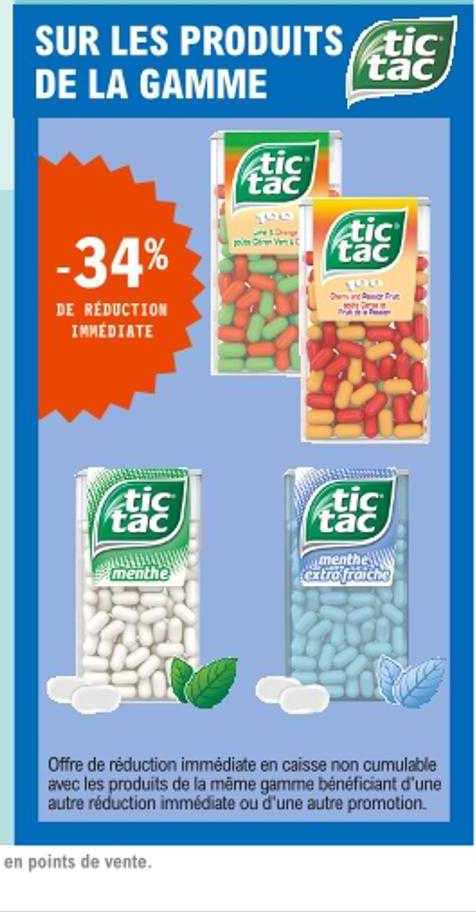 la gamme tic tac