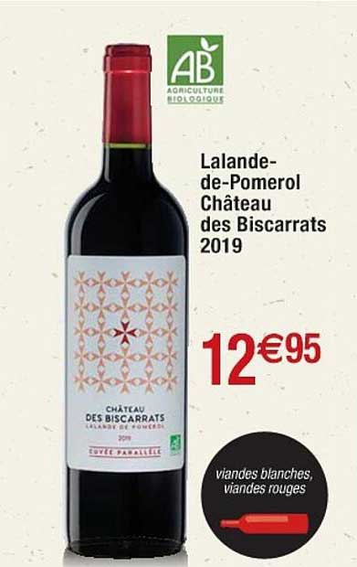 lalande-de-pomerol château des biscarrats 2019