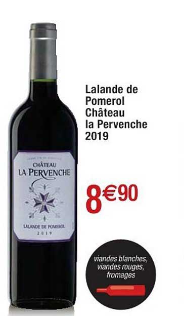 lalande de pomerol château la pervenche 2019