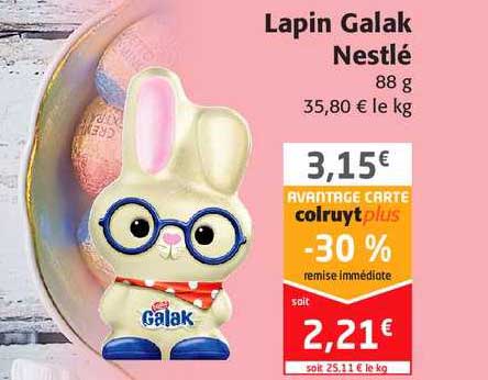 lapin galak nestlé