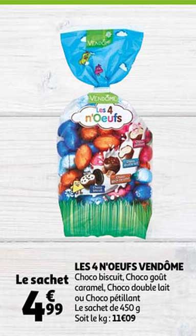 les 4 n'oeufs vendôme