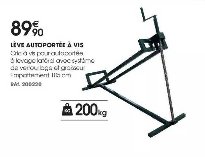 lève autoportée à vis