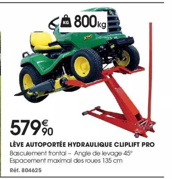 lève autoportée hydraulique cliplift pro